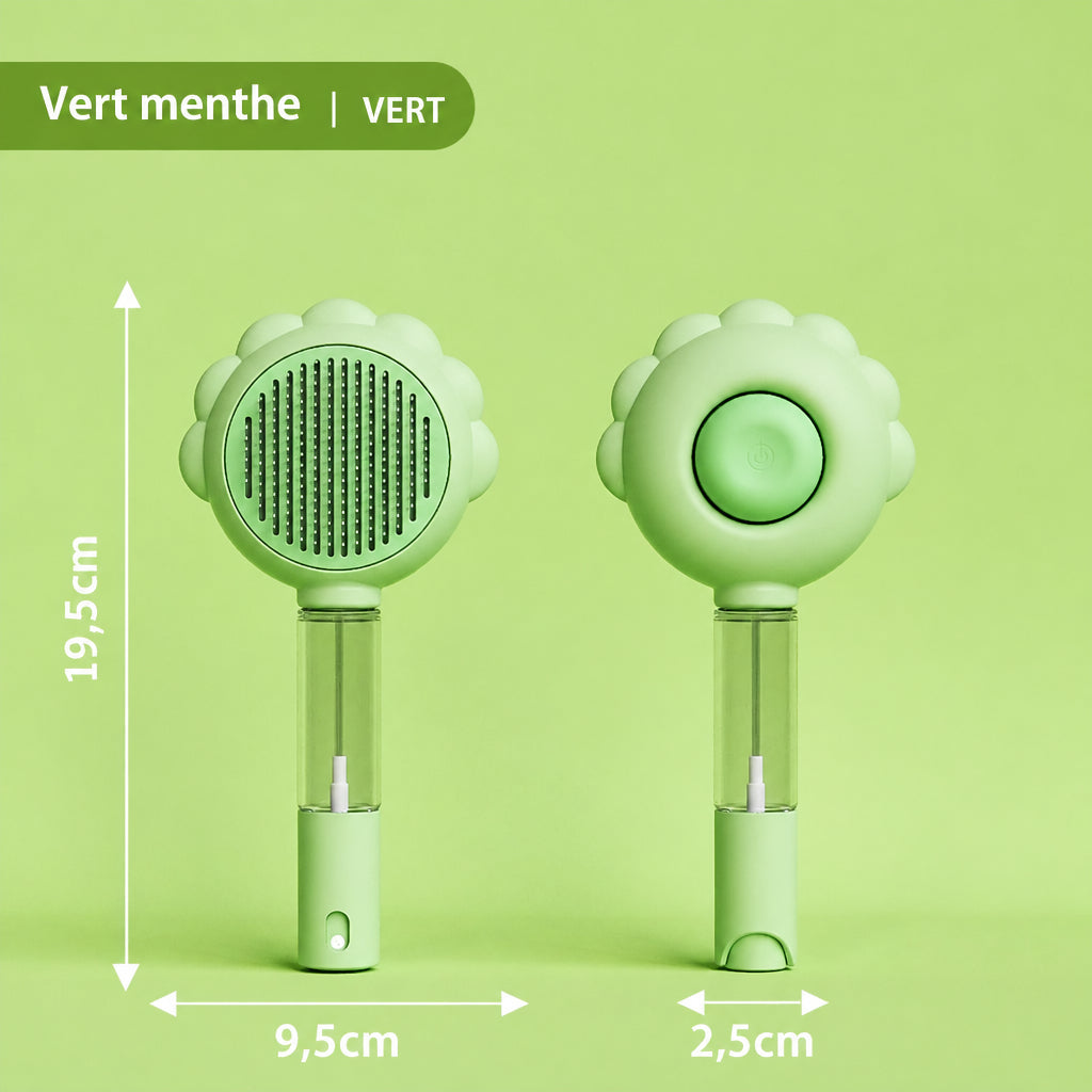 Brosse de toilettage pour animaux.(avec ou sans spray)